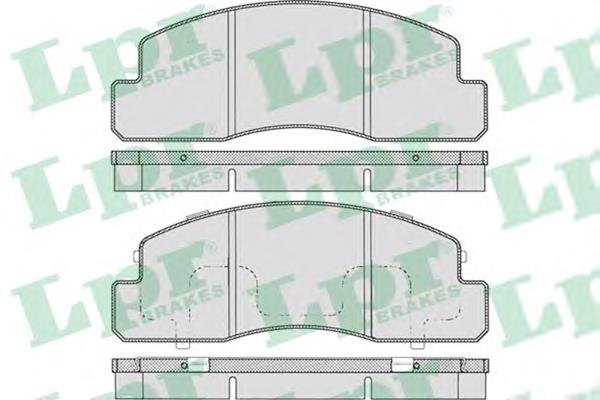 Гальмівні колодки LPR 05P723 ціна, від 21.07 USD