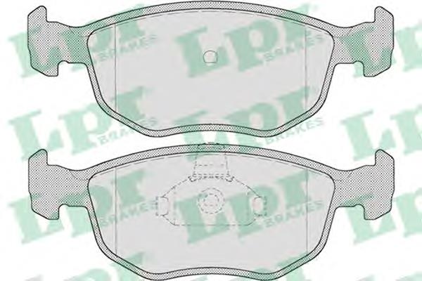 Передні тормозні колодки 05P715 LPR