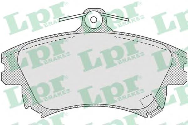 Купити 05P711 LPR Колодки гальмівні передні, дискові