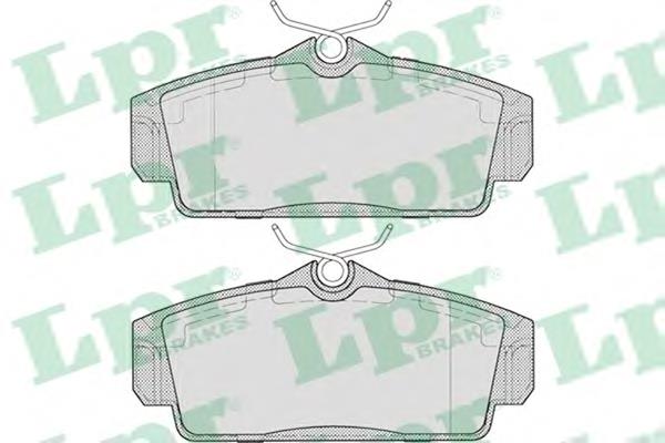 Купити 05P706 LPR Колодки гальмівні передні, дискові