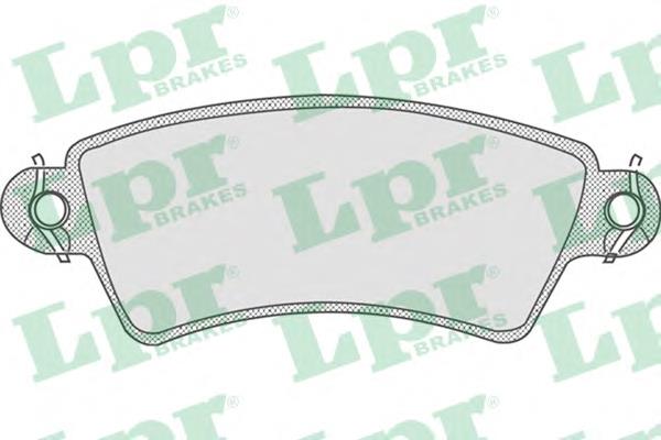 Купити 05P766 LPR Задні колодки