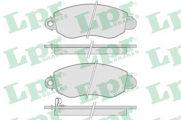 Гальмівні колодки LPR 05P775 ціна, від 21.48 USD