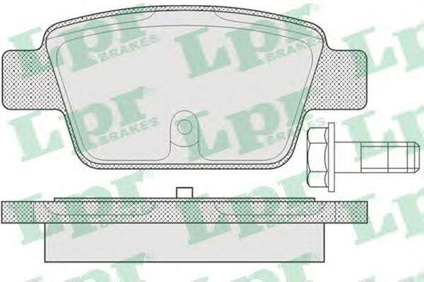 Задні гальмівні колодки LPR 05P780 ціна, від 14.68 USD