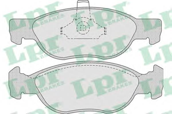 Тормозні колодки LPR 05P740