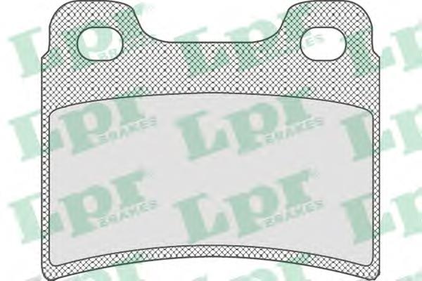 05P747 LPR Колодки гальмівні задні, дискові