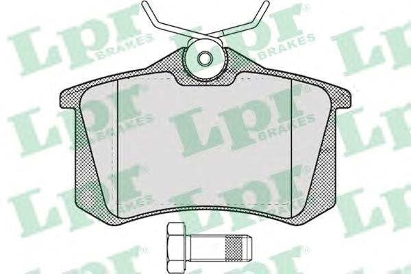 Задні дискові колодки LPR 05P634