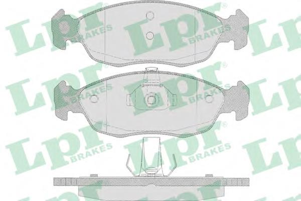 Гальмівні колодки LPR 05P644 ціна, від 16.30 USD