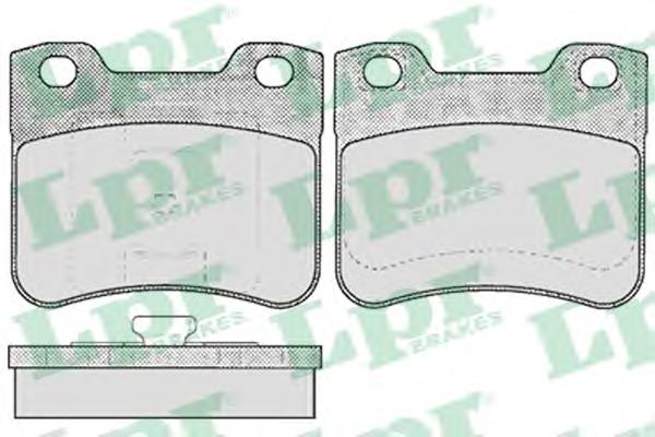 Передні тормозні колодки 05P643 LPR