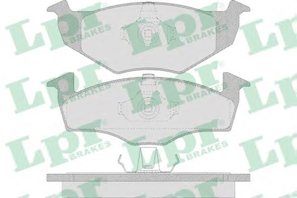 Гальмівні колодки LPR 05P638 ціна, від 12.36 USD