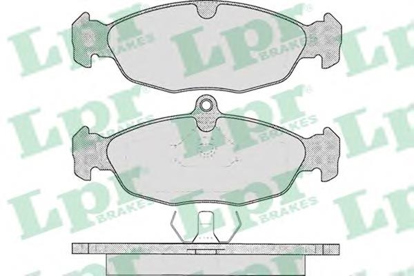 Тормозні колодки LPR 05P599