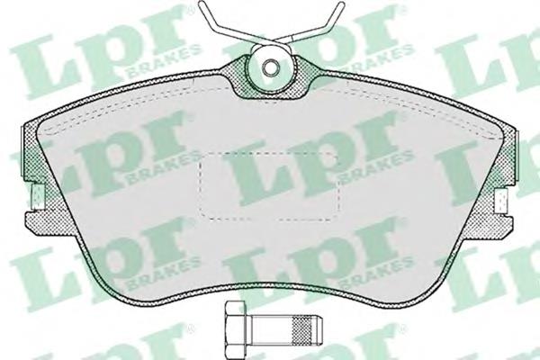 Передні тормозні колодки 05P605 LPR