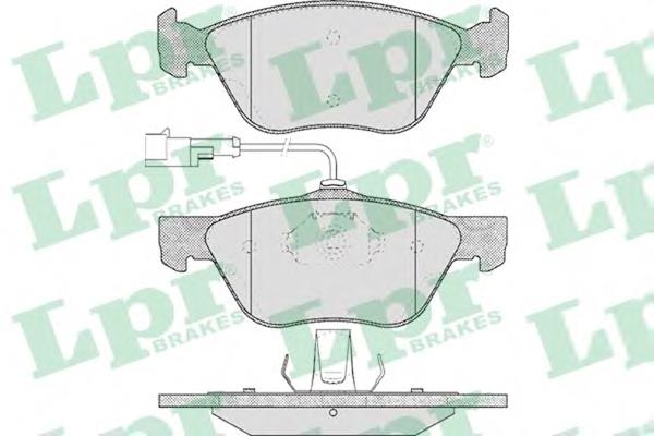 05P614 LPR Передні гальмівні колодки