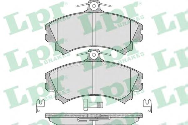 Тормозні колодки LPR 05P615