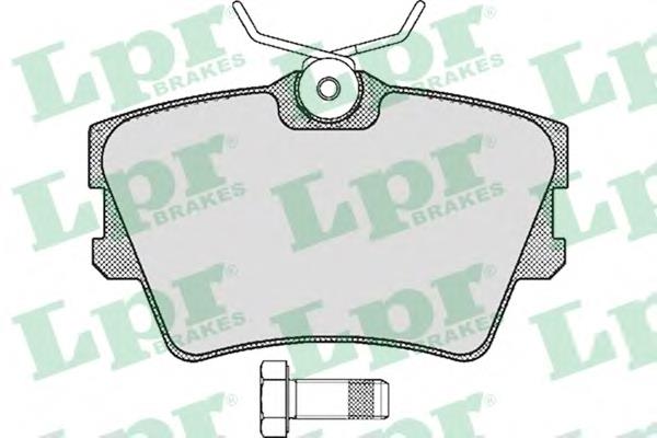 Купити 05P616 LPR Задні колодки