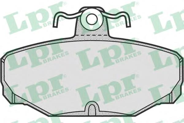 Купити 05P677 LPR Задні колодки