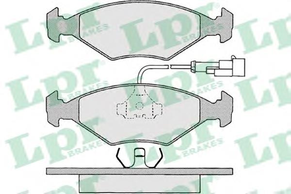 Гальмівні колодки LPR 05P680 ціна, від 20.99 USD