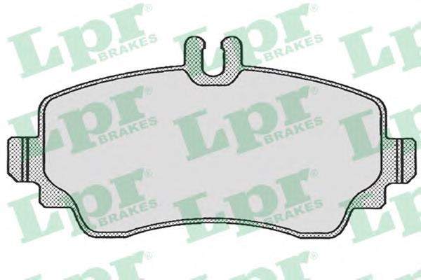 Передні тормозні колодки 05P671 LPR