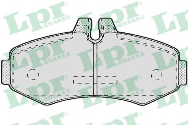 Гальмівні колодки LPR 05P672 ціна, від 18.17 USD