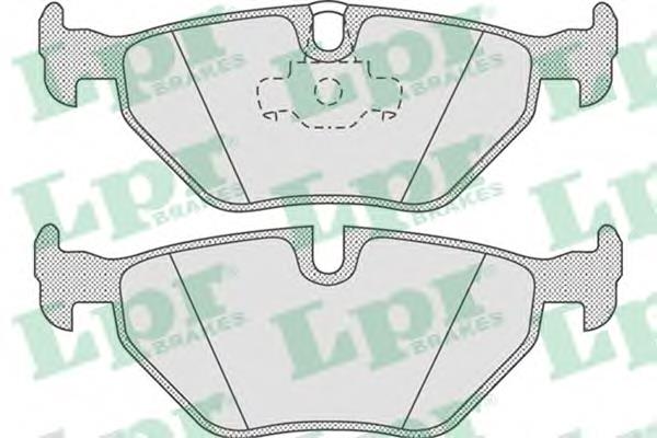 Задні дискові колодки LPR 05P675