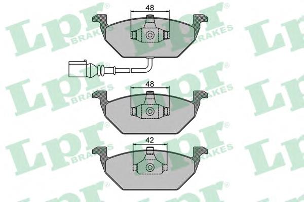 Гальмівні колодки LPR 05P692 ціна, від 17.61 USD