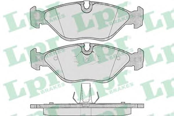 Тормозні колодки LPR 05P656