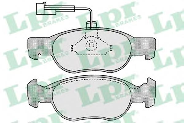 05P652 LPR Передні гальмівні колодки