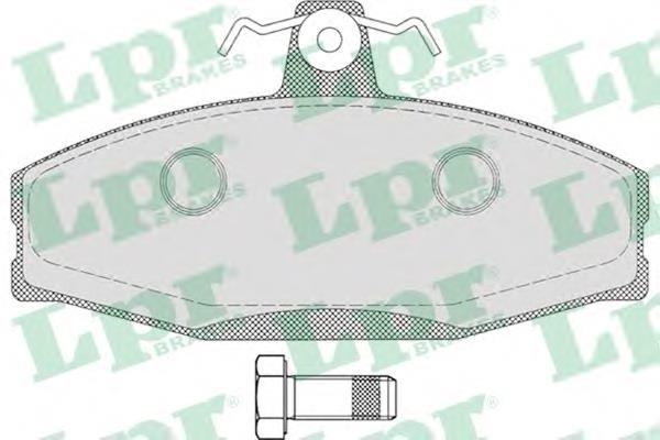 Тормозні колодки LPR 05P651