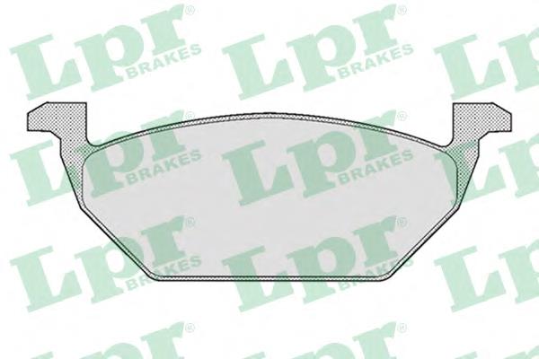 05P668 LPR Передні гальмівні колодки