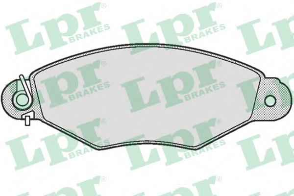 Гальмівні колодки LPR 05P661 ціна, від 14.61 USD