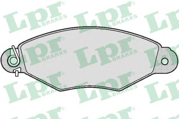 05P662 LPR Передні гальмівні колодки