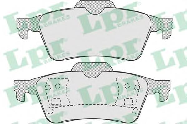 Купити 05P907 LPR Задні колодки