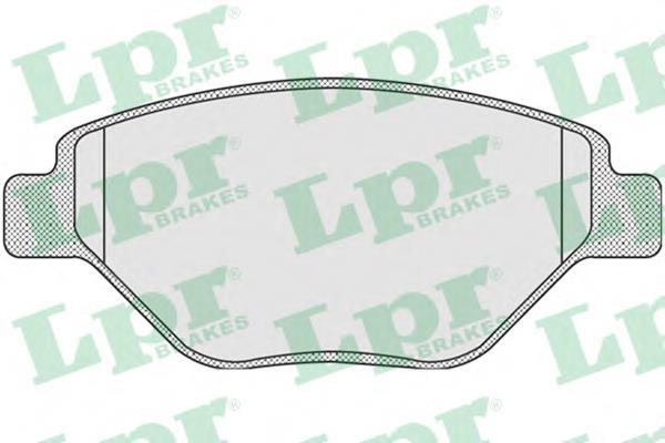 Передні тормозні колодки 05P910 LPR