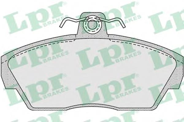 05P922 LPR Передні гальмівні колодки