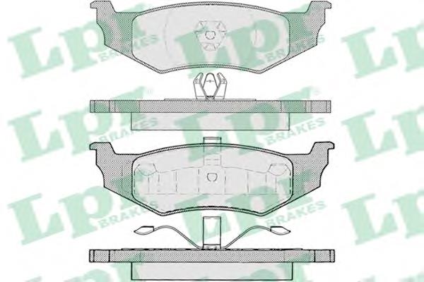 Купити 05P894 LPR Задні колодки