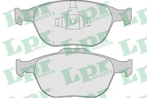 Передні тормозні колодки 05P906 LPR