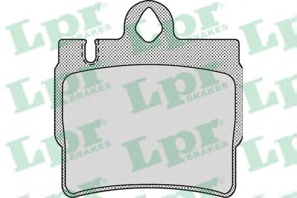 Задні гальмівні колодки 05P900 LPR