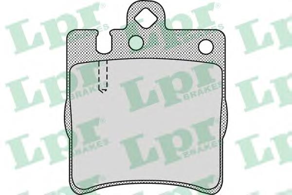 Задні гальмівні колодки LPR 05P957 ціна, від 14.07 USD