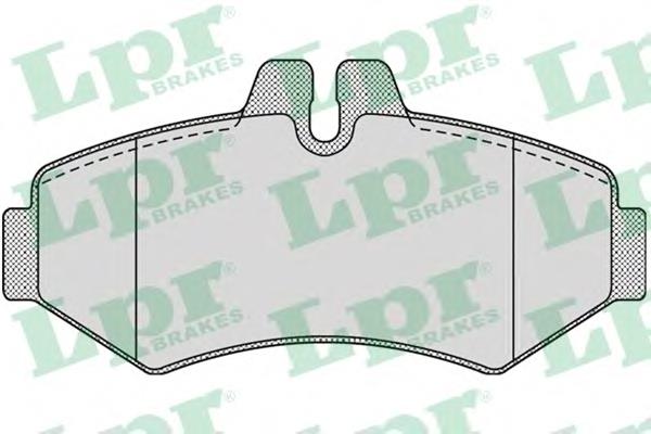 Задні гальмівні колодки 05P956 LPR