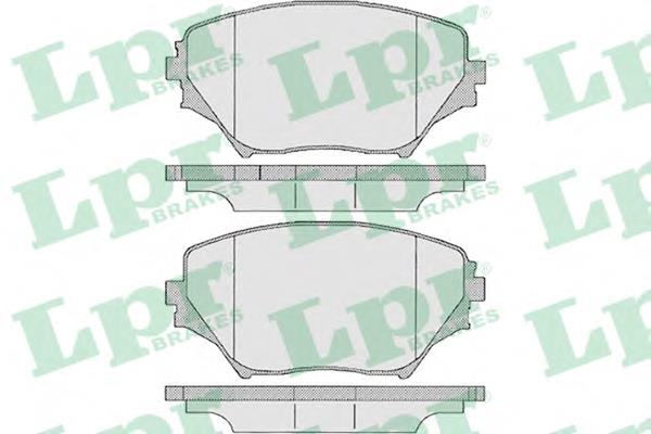 Передні тормозні колодки 05P958 LPR