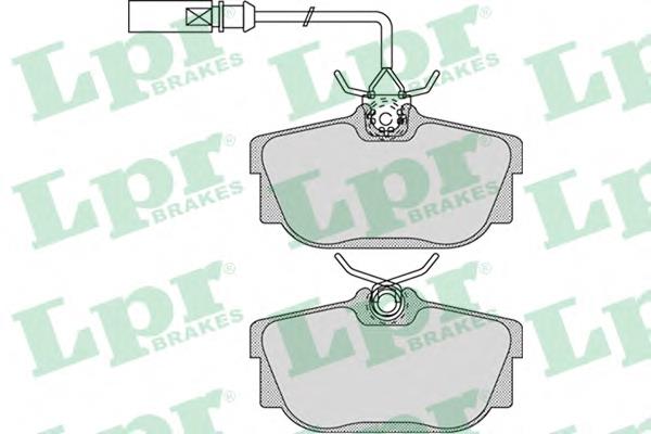Задні гальмівні колодки 05P974 LPR