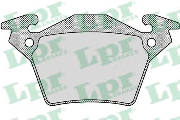 Задні дискові колодки LPR 05P948
