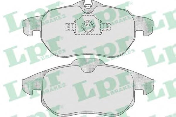05P814 LPR Передні гальмівні колодки