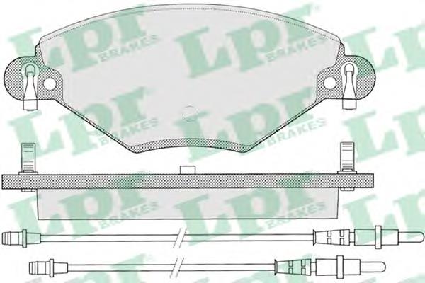 Тормозні колодки LPR 05P793