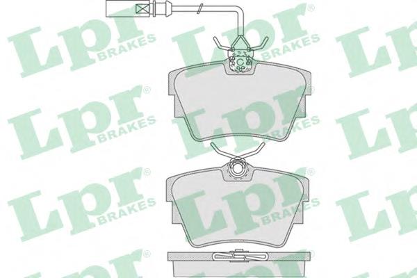 Задні дискові колодки LPR 05P786