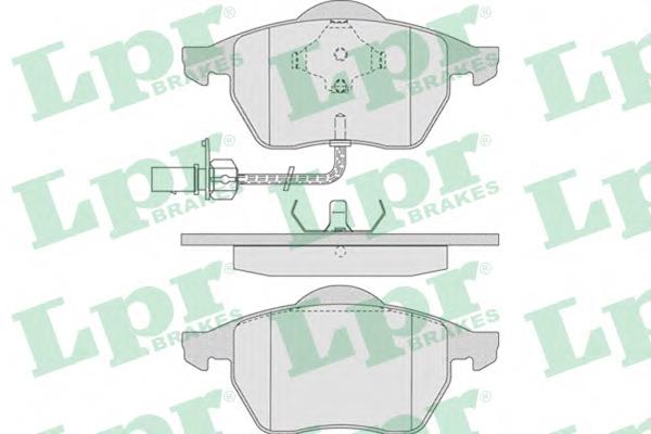 Передні тормозні колодки 05P790 LPR