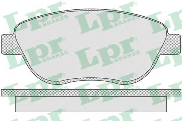 05P807 LPR Передні гальмівні колодки