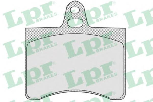 Задні гальмівні колодки 05P800 LPR