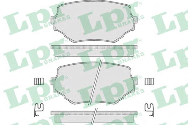 Купити 05P798 LPR Колодки гальмівні передні, дискові