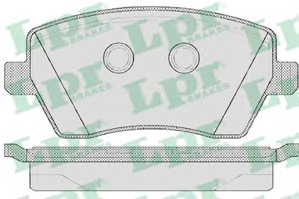 Гальмівні колодки LPR 05P867 ціна, від 16.65 USD