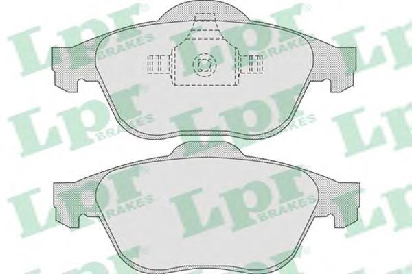 05P864 LPR Передні гальмівні колодки